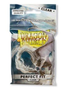 Dragon Shields: Perfect Fit Sleeves 100 Clear | Empire Gaming NC