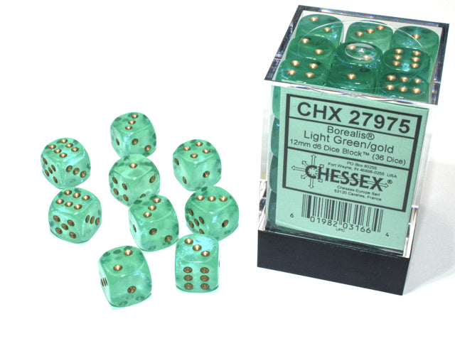 Chessex 36 12mm D6 Dice | Empire Gaming NC