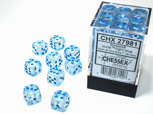 Chessex 36 12mm D6 Dice | Empire Gaming NC