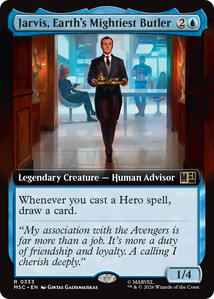 Jarvis, Earth's Mightiest Butler (Extended Art) [Marvel Super Heroes Commander] | Empire Gaming NC