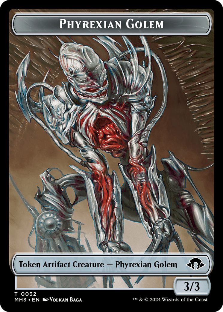 Phyrexian Golem Token [Modern Horizons 3 Tokens] | Empire Gaming NC