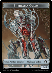 Phyrexian Golem // Energy Reserve Double-Sided Token [Modern Horizons 3 Tokens] | Empire Gaming NC