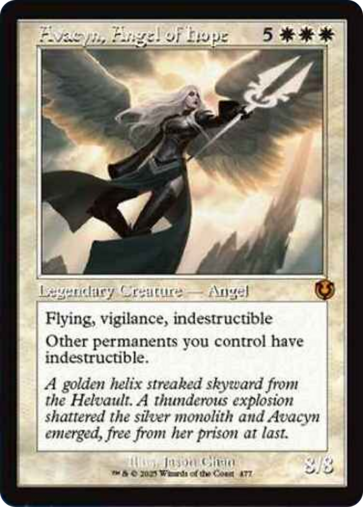 Avacyn, Angel of Hope (Retro Frame) [Innistrad Remastered] | Empire Gaming NC