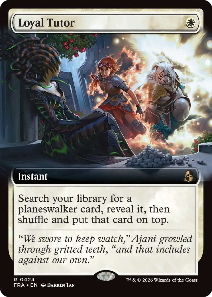Loyal Tutor (Extended Art) [Reality Fracture] | Empire Gaming NC