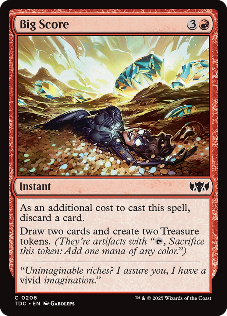 Big Score [Tarkir: Dragonstorm Commander] | Empire Gaming NC