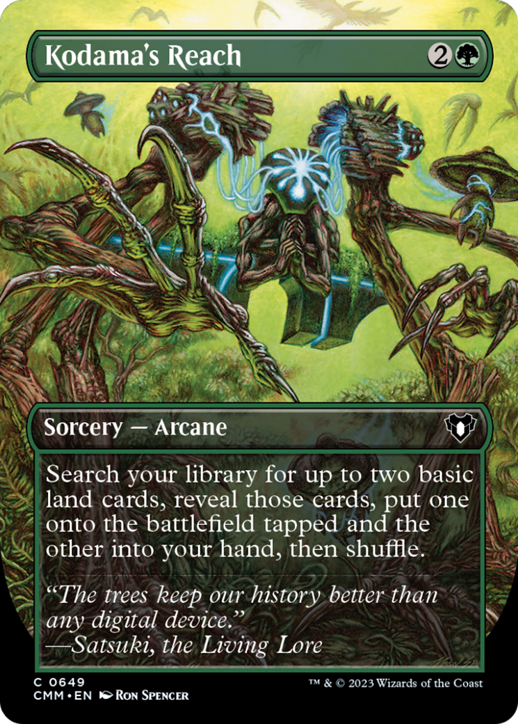 Kodama's Reach (Borderless Alternate Art) [Commander Masters] | Empire Gaming NC