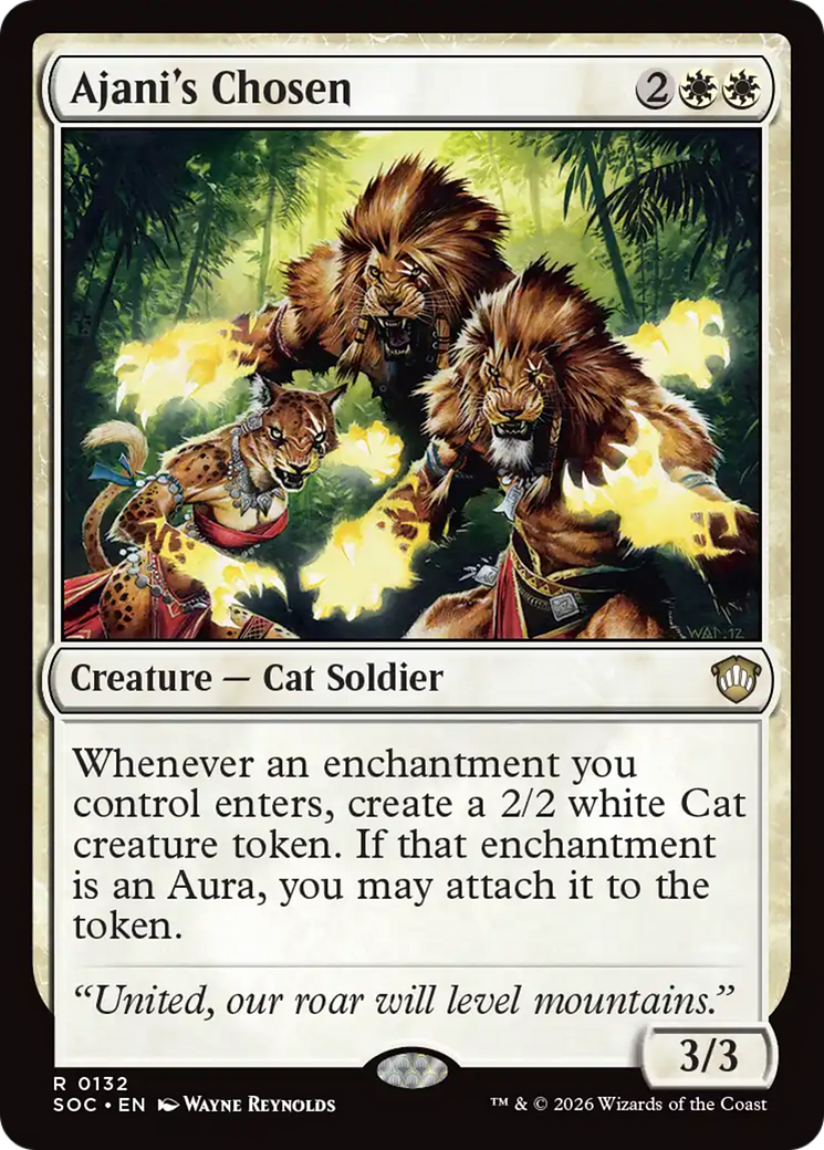Ajani's Chosen [Secrets of Strixhaven Commander] | Empire Gaming NC