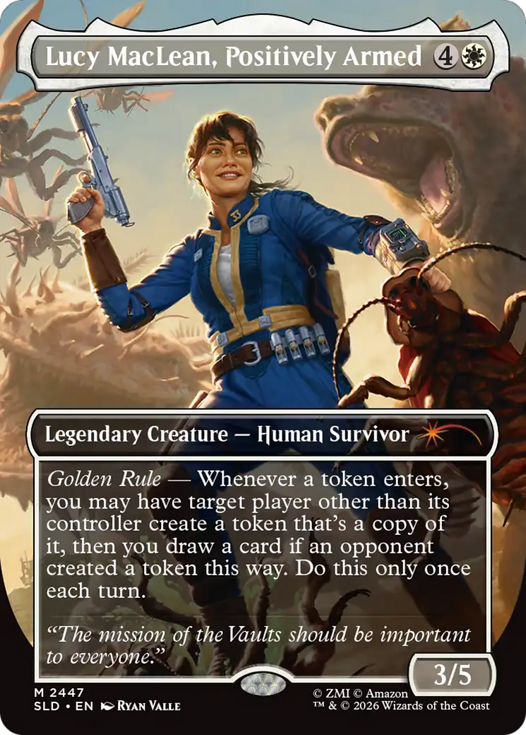 Lucy MacLean, Positively Armed [Secret Lair Drop Series] | Empire Gaming NC