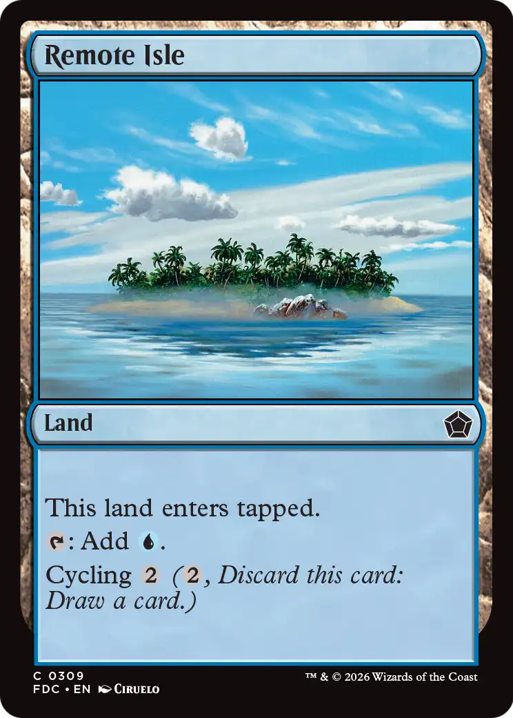 Remote Isle [Foundations Commander] | Empire Gaming NC