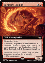 Barbflare Gremlin (Extended Art) [Duskmourn: House of Horror Commander] | Empire Gaming NC