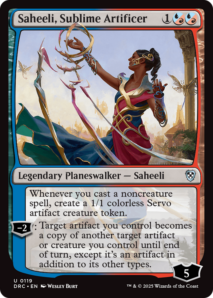 Saheeli, Sublime Artificer [Aetherdrift Commander] | Empire Gaming NC