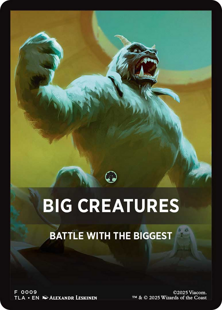 Big Creatures Theme Card [Avatar: The Last Airbender] | Empire Gaming NC
