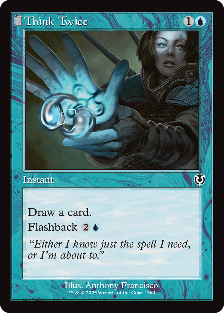 Think Twice (Retro Frame) [Innistrad Remastered] | Empire Gaming NC