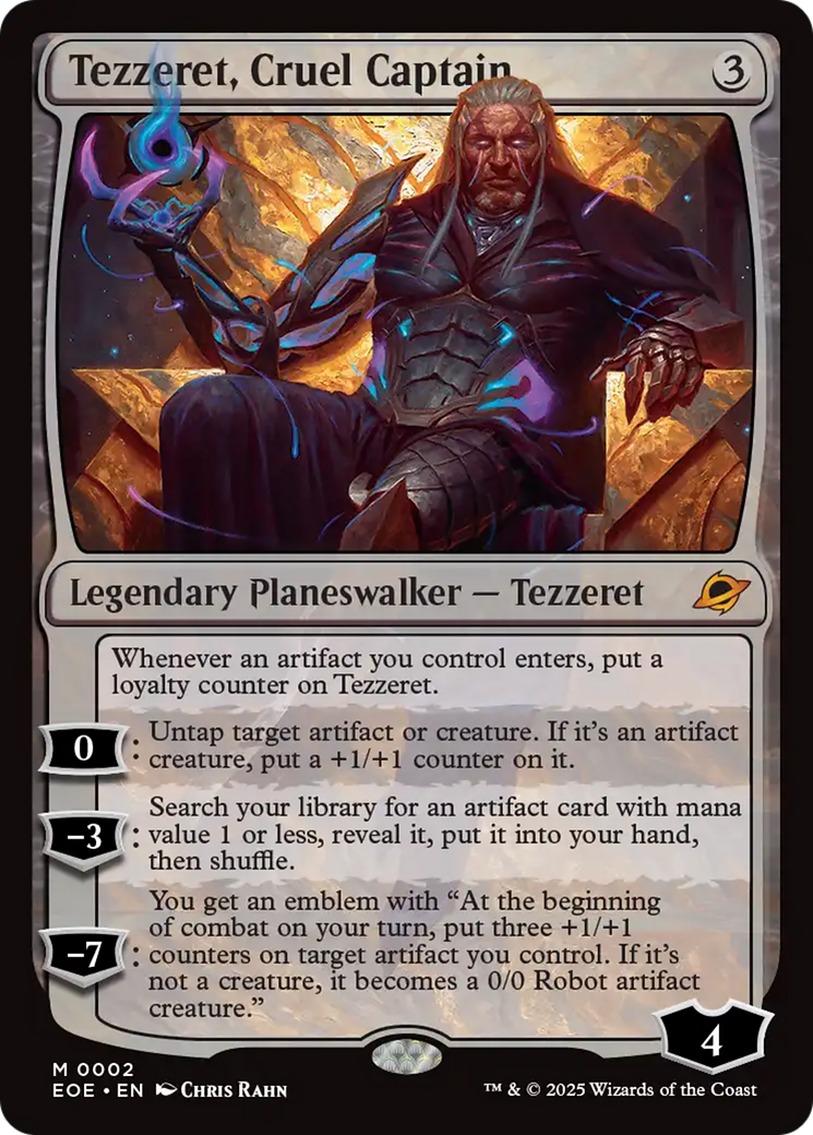 Tezzeret, Cruel Captain [Edge of Eternities] | Empire Gaming NC