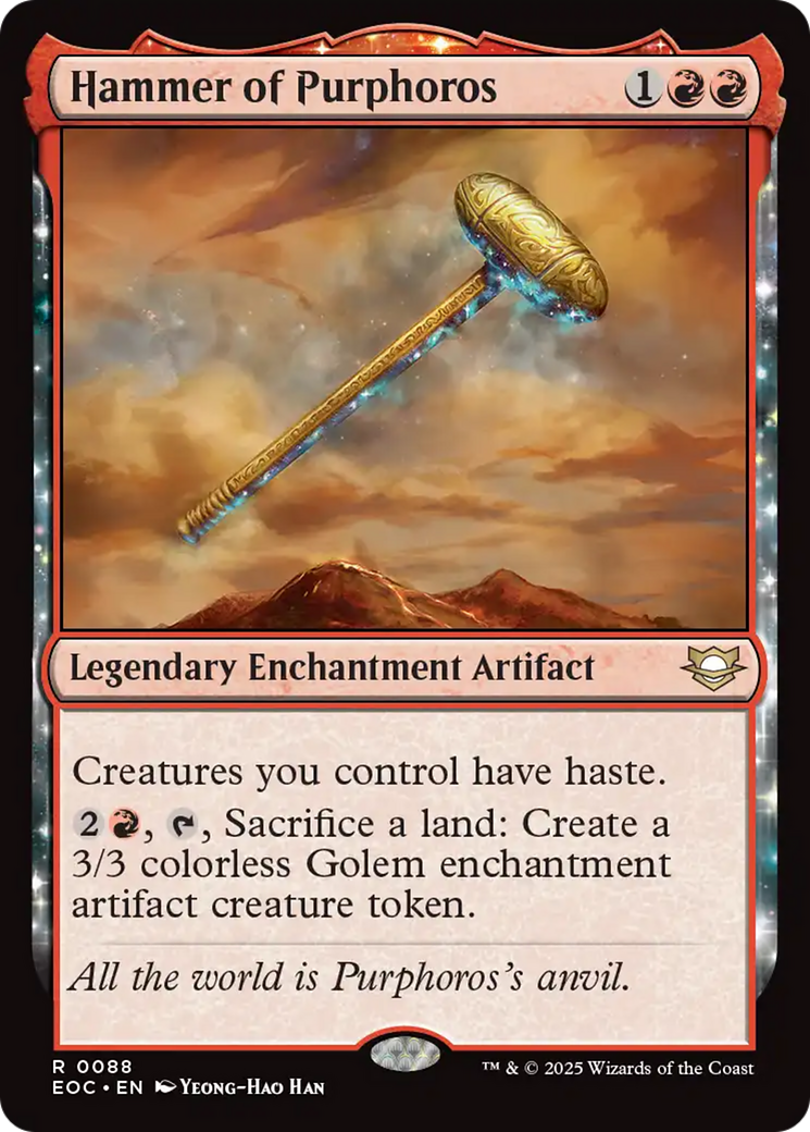 Hammer of Purphoros [Edge of Eternities Commander] | Empire Gaming NC
