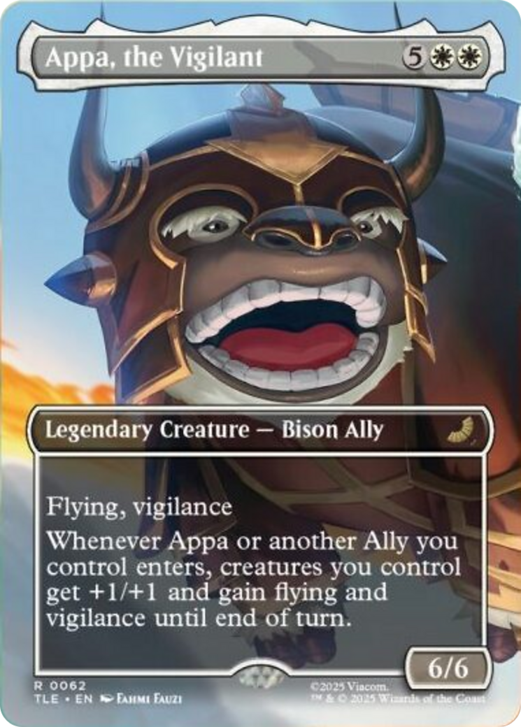 Appa, the Vigilant (Borderless) [Avatar: The Last Airbender: Eternal-Legal] | Empire Gaming NC