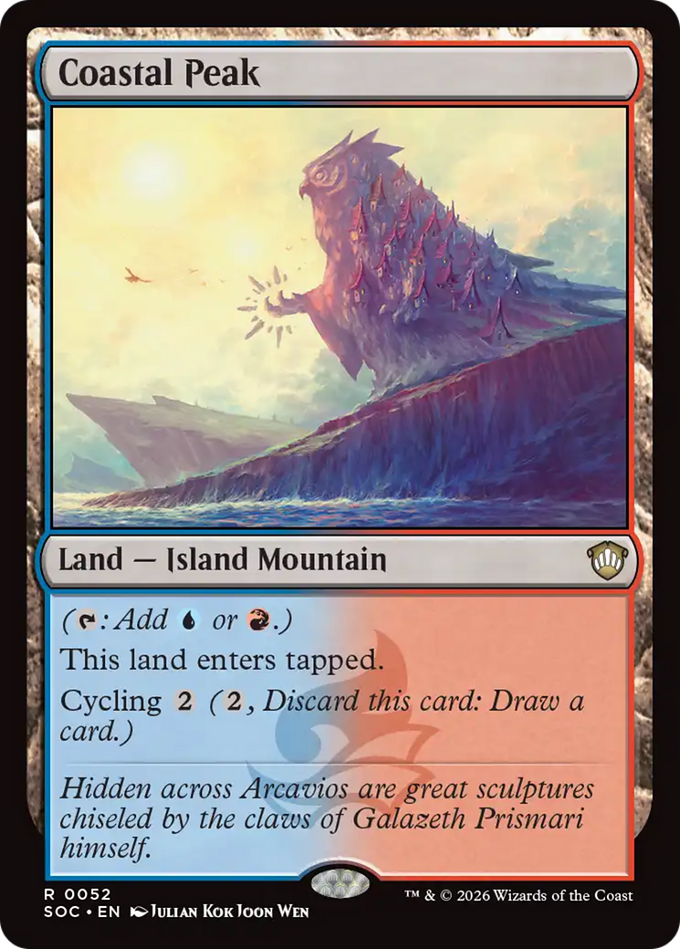 Coastal Peak [Secrets of Strixhaven Commander] | Empire Gaming NC