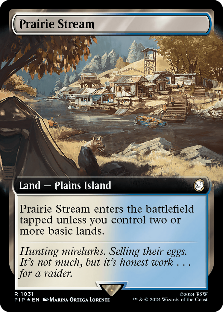 Prairie Stream (Extended Art) (Surge Foil) [Fallout] | Empire Gaming NC