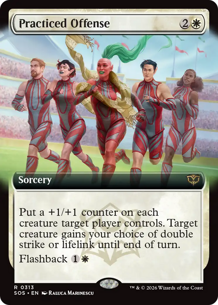 Practiced Offense (Extended Art) [Secrets of Strixhaven] | Empire Gaming NC