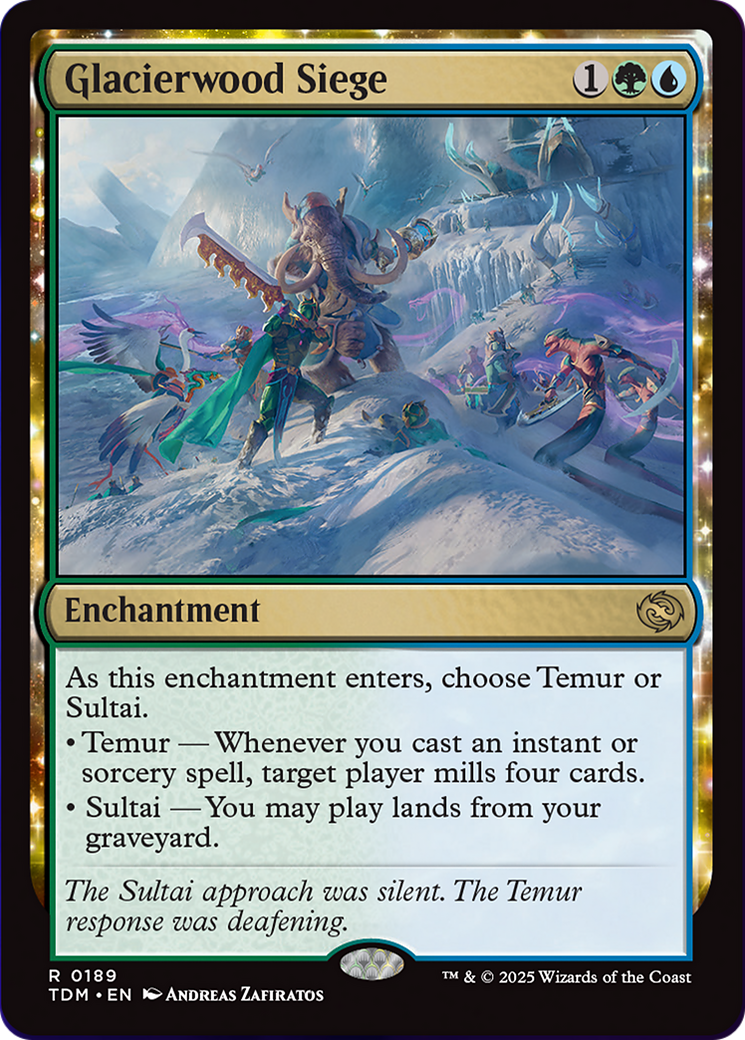 Glacierwood Siege [Tarkir: Dragonstorm] | Empire Gaming NC