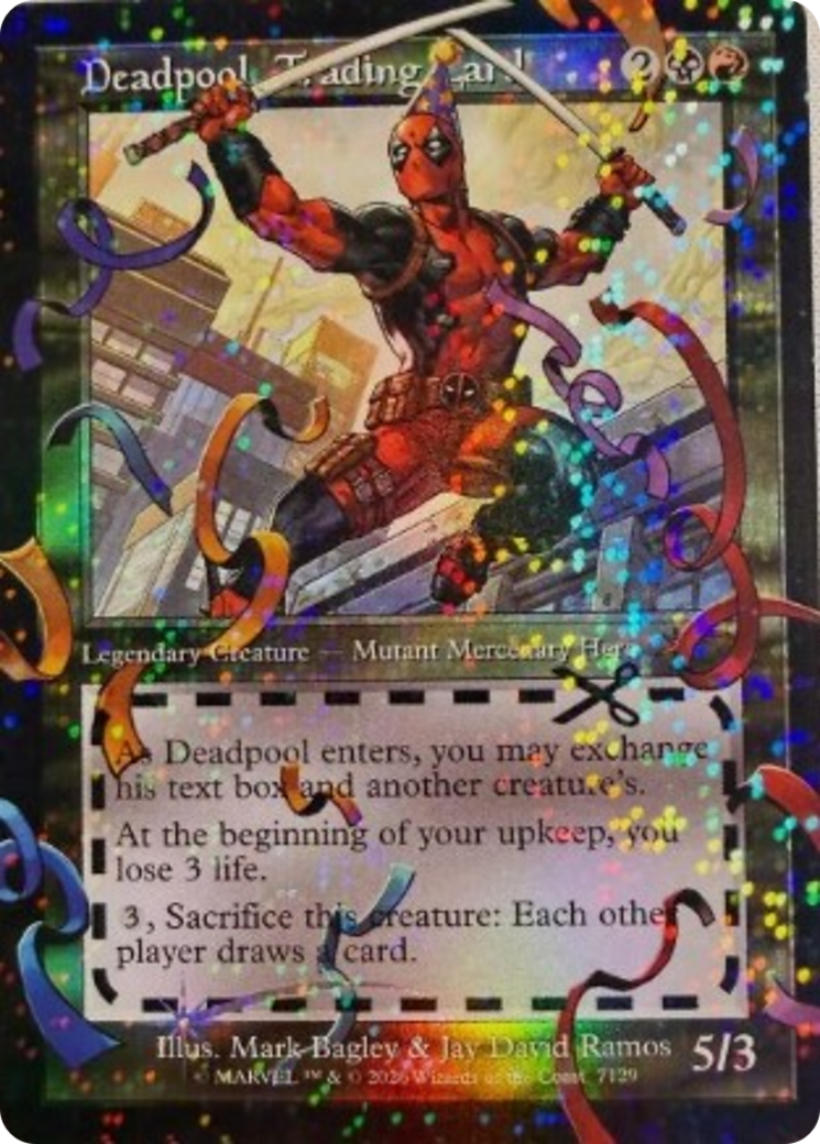 Deadpool, Trading Card (7127) [Secret Lair Drop Series] | Empire Gaming NC