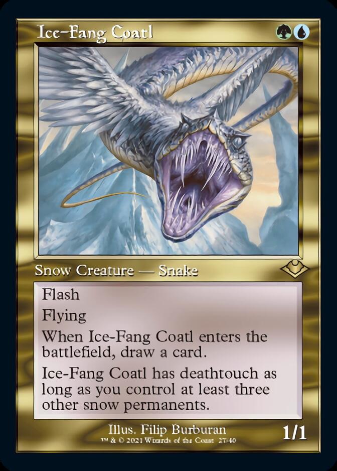 Ice-Fang Coatl (Retro) [Modern Horizons] | Empire Gaming NC