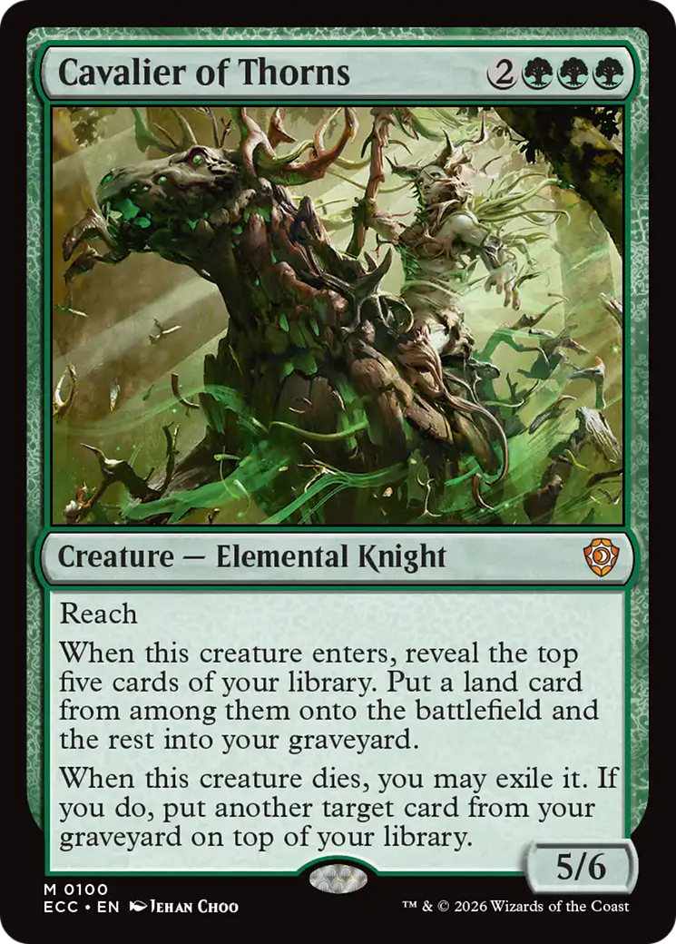 Cavalier of Thorns [Lorwyn Eclipsed Commander] | Empire Gaming NC