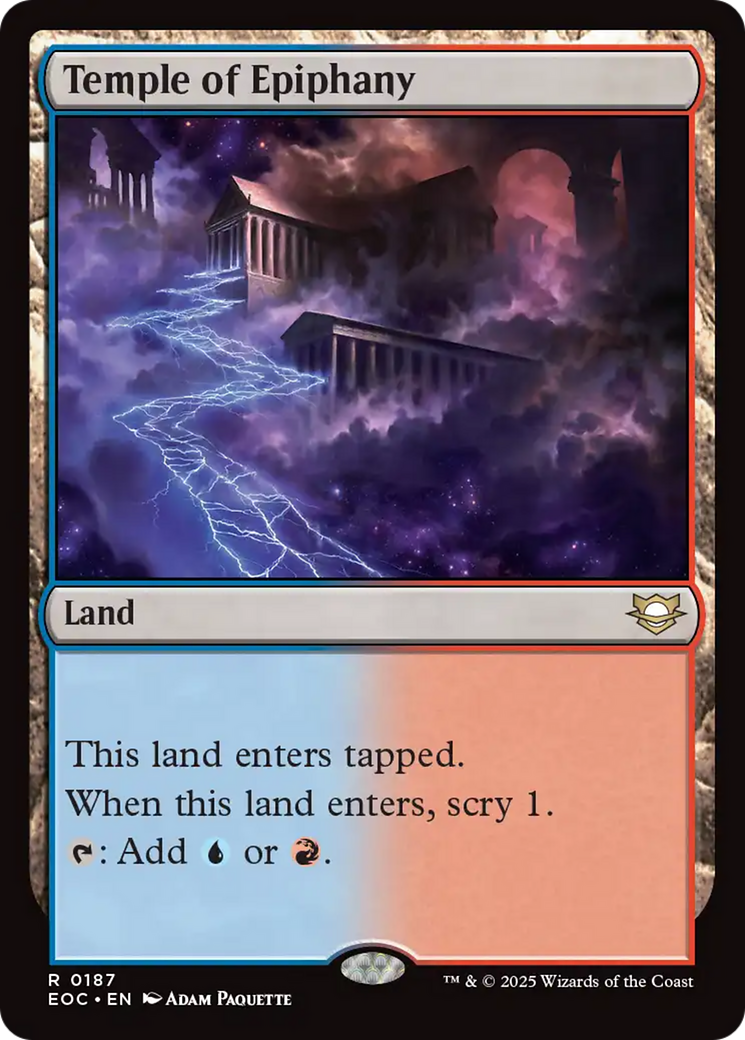 Temple of Epiphany [Edge of Eternities Commander] | Empire Gaming NC