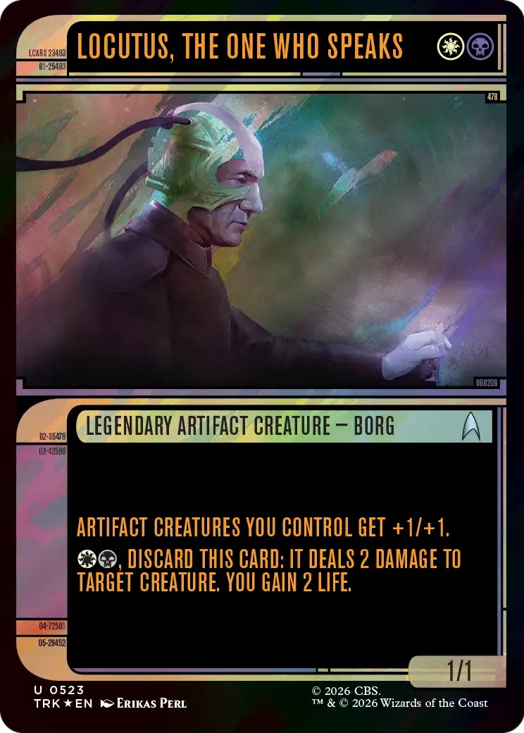 Locutus, the One Who Speaks (Showcase) (Surge Foil) [Star Trek] | Empire Gaming NC