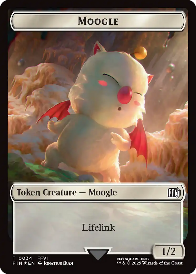 Copy (0025) // Moogle (0034) Double-Sided Token (Surge Foil) [FINAL FANTASY Tokens] | Empire Gaming NC