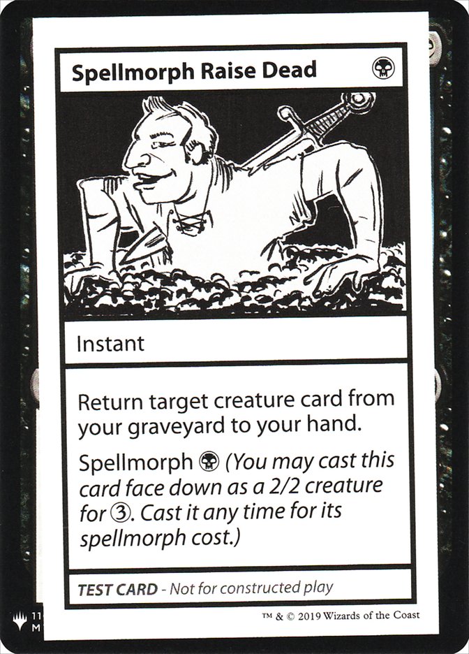 Spellmorph Raise Dead [Mystery Booster Playtest Cards] | Empire Gaming NC