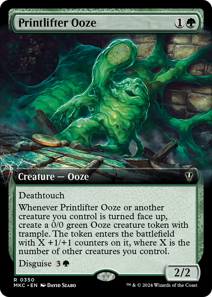 Printlifter Ooze (Extended Art) [Murders at Karlov Manor Commander] | Empire Gaming NC