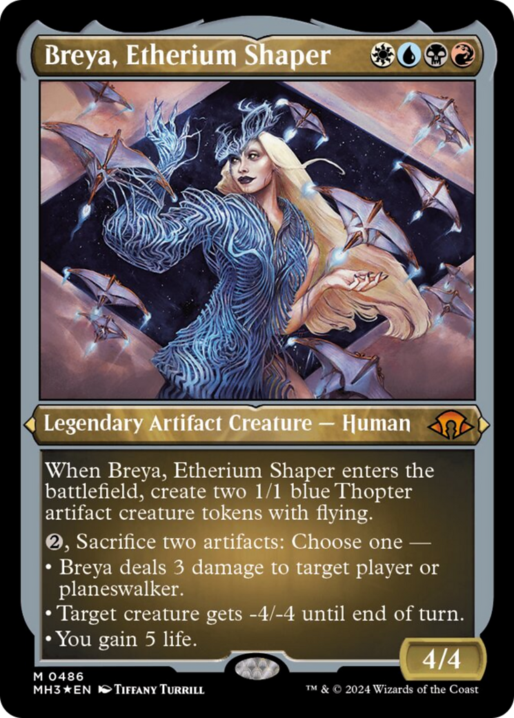 Breya, Etherium Shaper (Foil Etched) [Modern Horizons 3] | Empire Gaming NC