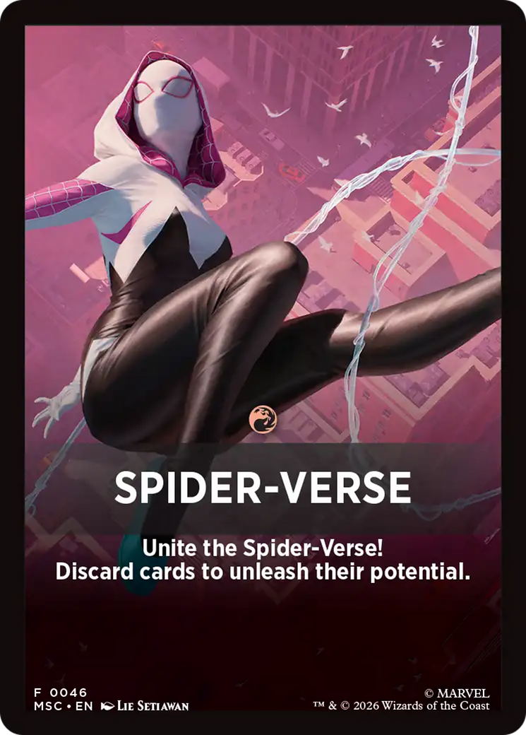 Spider-Verse Theme Card [Marvel Super Heroes Commander] | Empire Gaming NC