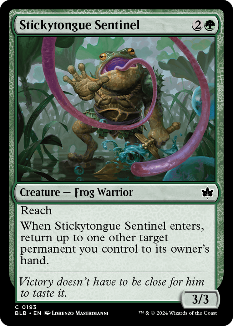 Stickytongue Sentinel [Bloomburrow] | Empire Gaming NC