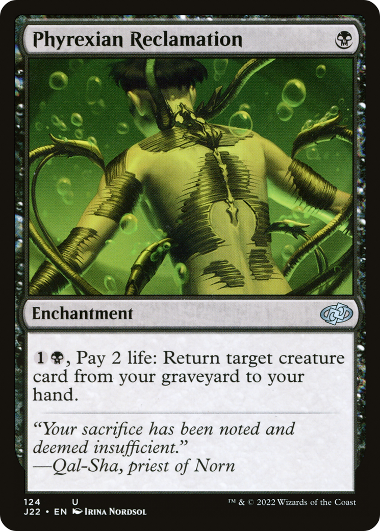 Phyrexian Reclamation [Jumpstart 2022] | Empire Gaming NC
