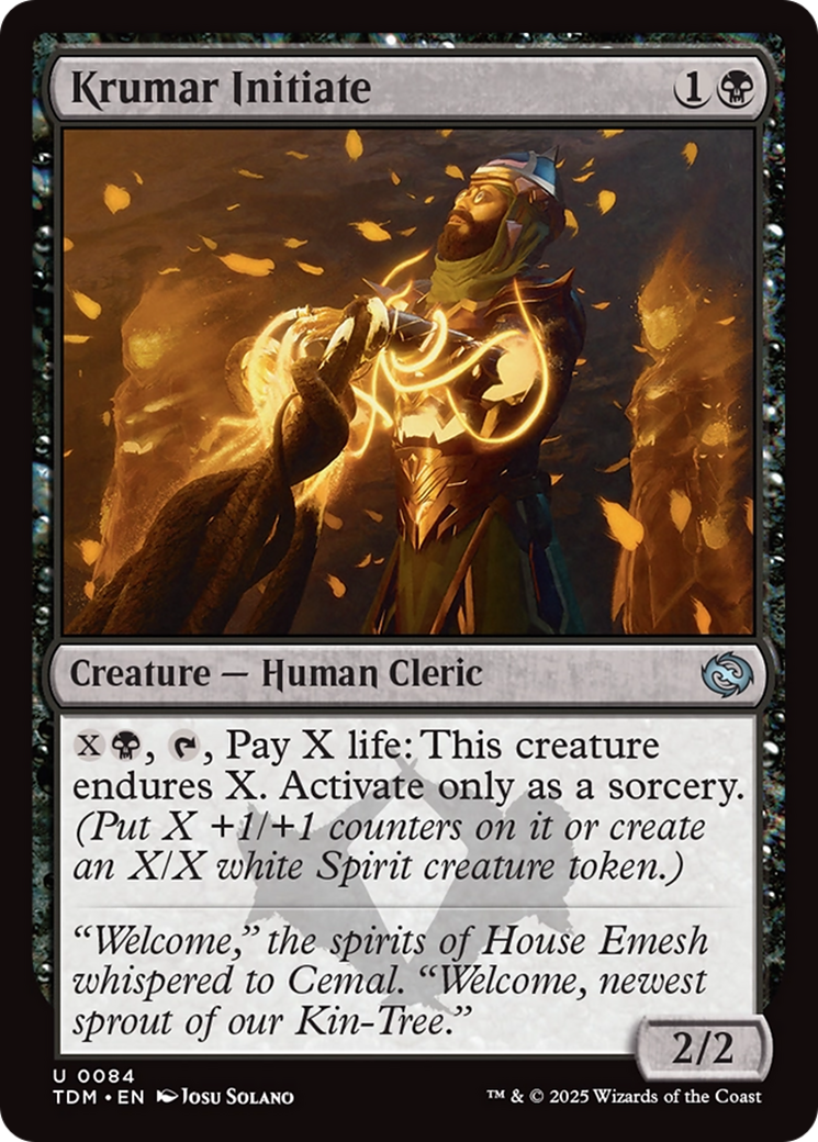 Krumar Initiate [Tarkir: Dragonstorm] | Empire Gaming NC
