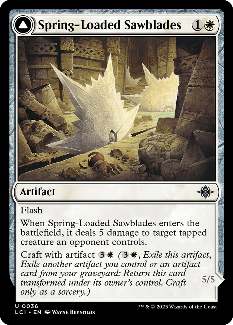 Spring-Loaded Sawblades // Bladewheel Chariot [The Lost Caverns of Ixalan] | Empire Gaming NC