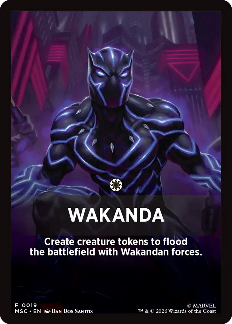 Wakanda Theme Card [Marvel Super Heroes Commander] | Empire Gaming NC