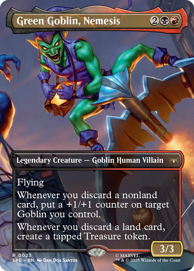 Green Goblin, Nemesis (Borderless) [Marvel's Spider-Man: Eternal-Legal] | Empire Gaming NC