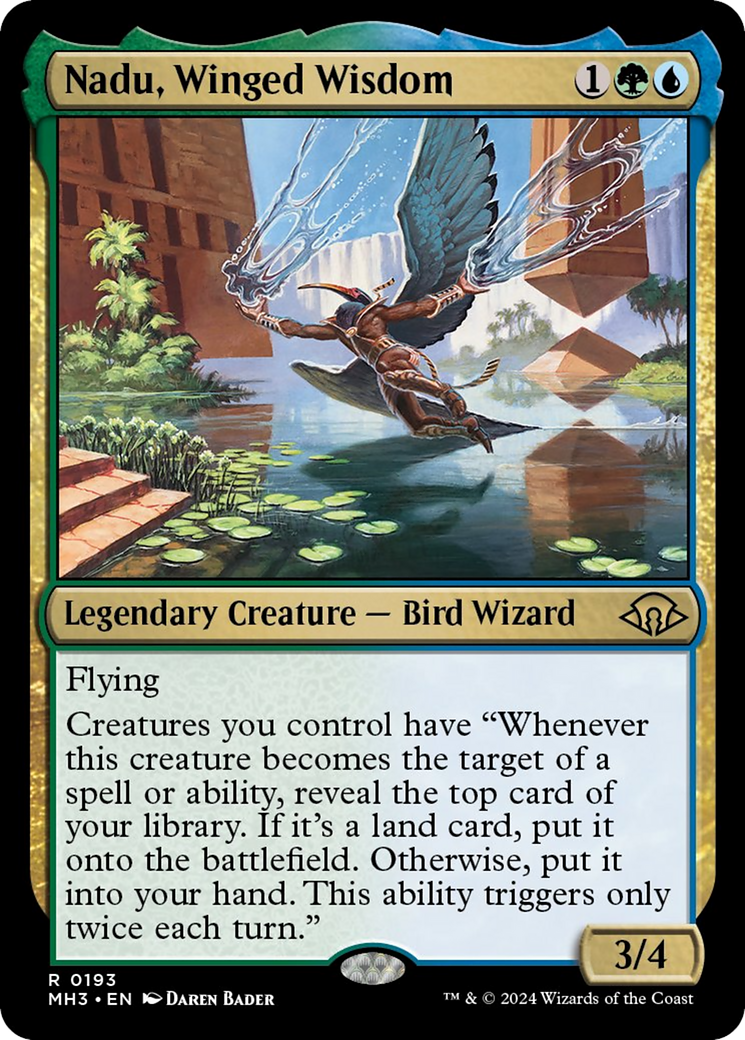 Nadu, Winged Wisdom [Modern Horizons 3] | Empire Gaming NC