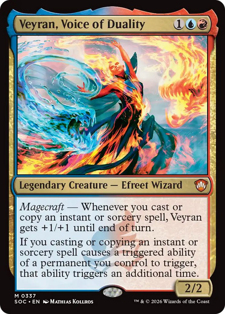 Veyran, Voice of Duality [Secrets of Strixhaven Commander] | Empire Gaming NC