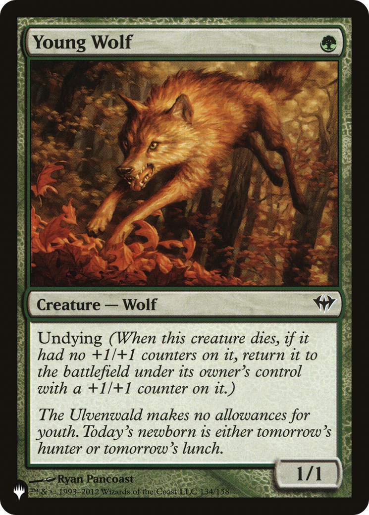 Young Wolf [The List Reprints] | Empire Gaming NC