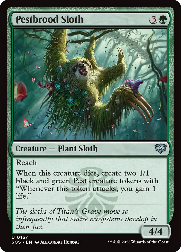 Pestbrood Sloth [Secrets of Strixhaven] | Empire Gaming NC