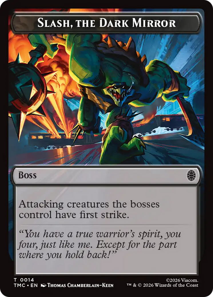 Slash, The Dark Mirror [Teenage Mutant Ninja Turtles Commander Tokens] | Empire Gaming NC