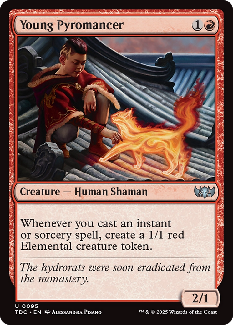 Young Pyromancer [Tarkir: Dragonstorm Commander] | Empire Gaming NC