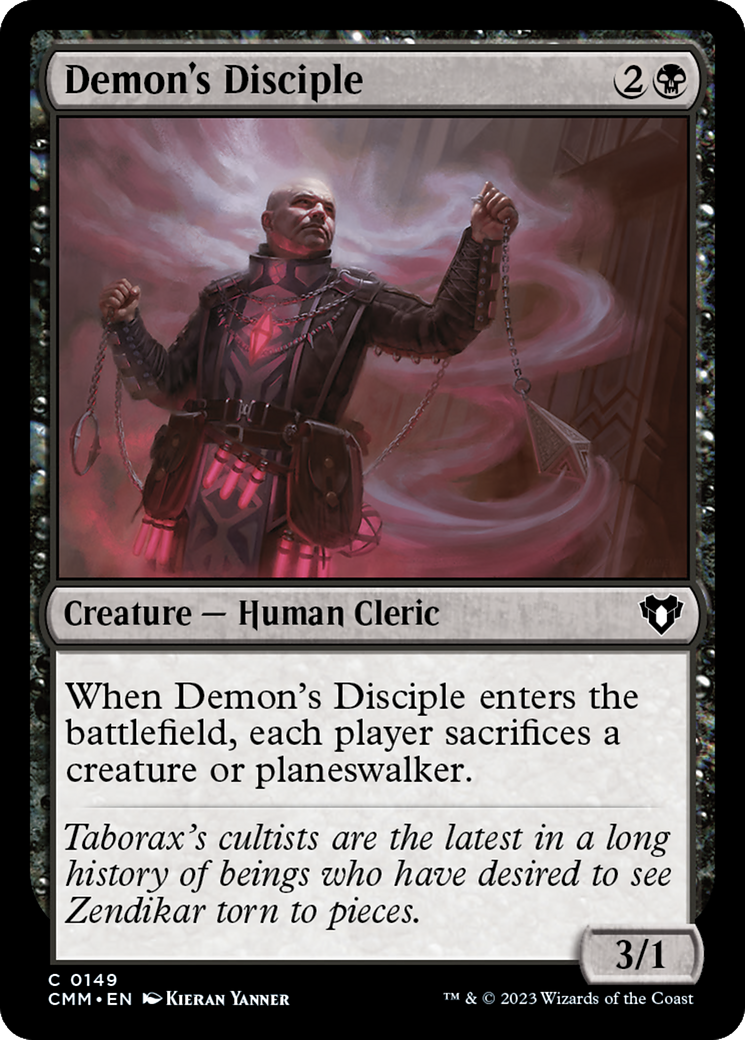 Demon's Disciple [Commander Masters] | Empire Gaming NC