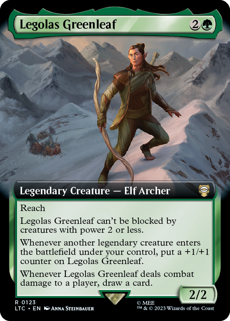 Legolas Greenleaf (Extended Art) [The Lord of the Rings: Tales of Middle-Earth Commander] | Empire Gaming NC