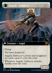 Enduring Angel // Angelic Enforcer (Extended Art) [Innistrad: Midnight Hunt] | Empire Gaming NC