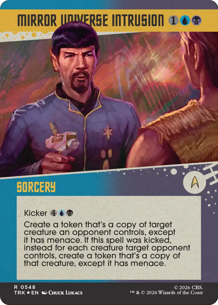 Mirror Universe Intrusion (Showcase) (Surge Foil) [Star Trek] | Empire Gaming NC